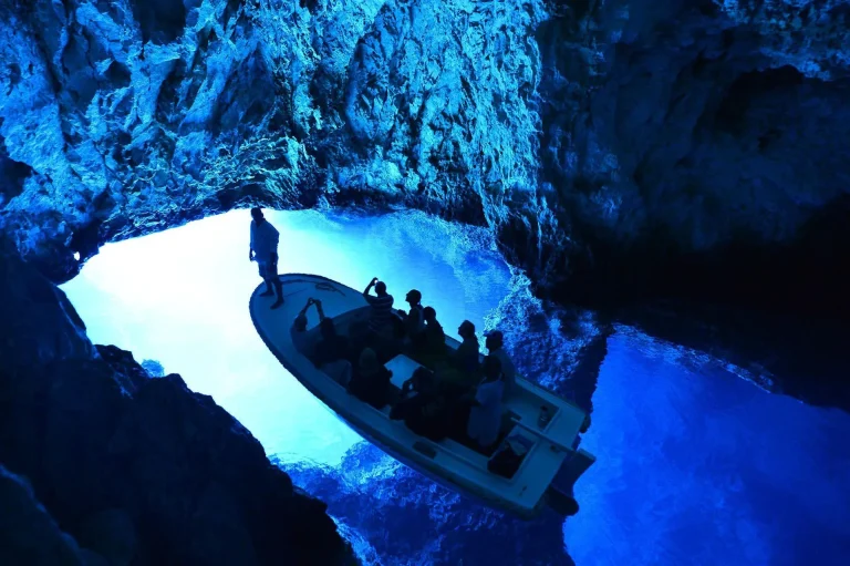 Blue cave tour
